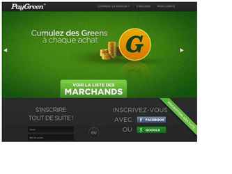 Nous avons r&eacute;alis&eacute; le site de la soci&eacute;t&eacute; Paygreen ainsi que les connexions pour les capacit&eacute;s d'utilisation de la monnaie &eacute;lectronique "Green" index&eacute;e sur l'euro valid&eacute;e par la Banque de France.

Le site g&egrave;re les comptes clients, la gestion des porte-monnaies &eacute;lectroniques, la connexion via Facebook et Google, la gestion d'une api pour les relations avec les services tiers.

Le site est g&eacute;r&eacute; par un back-office qui permet la gestion de contenu et l'envoi de newsletter.

Nous avons cr&eacute;&eacute; un plugin Prestashop pour les besoins de la monnaie.

Nous effectuons aussi l'infog&eacute;rance du site.