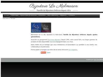 Cr&eacute;ation du site de la bijouterie, gestion de l'h&eacute;bergement et des bo&icirc;tes mail de la bijouterie.