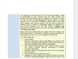 Le site web du r&eacute;seau social (2)