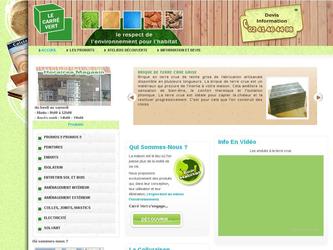 Boutique mat&eacute;riaux bio