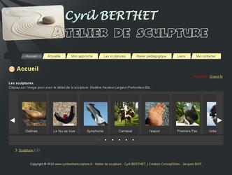 Site sous wordpresssite qui propose des sculpturesParticularit: Prsentation des produits.formulaire de contact