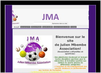 Julien Mbemb&eacute; agent de joueur m'a contact&eacute; pour y cr&eacute;er un site pour son projet d'association sportive et culturelle. J'y ai cr&eacute;&eacute; son site, l'ai aid&eacute; dans la r&eacute;daction des documents pour la cr&eacute;ation de son association (Statut, R&egrave;glement int&eacute;rieur...), son logo, sa carte de visite. Voici son site 