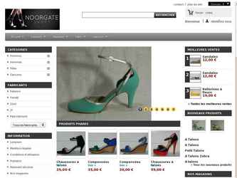 Noorgates shoes est un site de vente en ligne de chaussures sur l'&icirc;le de la R&eacute;union. La majorit&eacute; des chaussures &agrave; vendre sont pour les femmes, n&eacute;anmoins nous proposons &eacute;galement des mod&egrave;les hommes et enfants.
Plusieurs marques sont propos&eacute;s dont : Fellimini, Fenotti, Lulu Style, NS (Noorgate Shoes) etc...
Notre Site Noorgate Shoes poss&egrave;de 3 magasins partenaires dont Noorgate Shoes Saint Denis, Orangine Saint Denis et Folie Shoes Saint Andr&eacute;. Cette boutique en ligne permet la livraison dans un de ces 3 magasins.
L'entrep&ocirc;t se situe &agrave; Saint Andr&eacute; ce qui permet aux clients qui effectue des commandes dans le magasin Folie Shoes Saint Andr&eacute; de pouvoir r&eacute;cup&eacute;rer leur produit le jour m&ecirc;me en magasin. Nous proposerons tr&egrave;s prochainement l'achat en ligne avec CB et la livraison &agrave; domicile ainsi qu'une vente vers le territoire m&eacute;tropolitain.