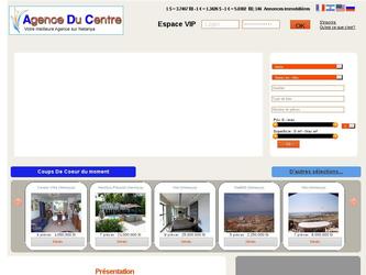 template pour un site immobilier