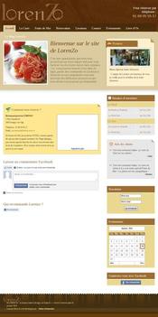 Site internet Wordpress d'un restaurant avec formulaires de r&eacute;servation et commande de livraison.