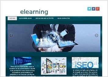 Posted on 9 avril 2014 by hanane
Elearning, dédié à l?accompagnement des Entreprises, dans leur processus de mise à niveau, aussi bien au niveau matériel qu?immatériel. Elearning est un concept globaliste qui se fonde sur une démarche méthodologique produisant en bout de mission, un plan de mise en ?uvre répondant aux attentes et objectifs stratégiques du Manager.