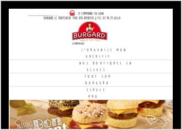 Cr&eacute;ation d'un site Web vitrine (JOOMLA) pour Bretzel Burgard, en One page