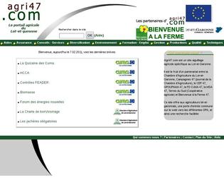 Site aiguillage créé en 2001 : sert de porte d'entrée et d'index pour le contenu de sites Internet partenaires : MSA, Chambre d'Agriculture, syndicats, coopérative.