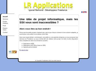 Site de présentation de mes services en tant qu'auto-entrepreneur