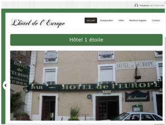 Le site de l'hôtel de l'Europe se veut très simple pour une navigation fluide. Il présente les différents menus et chambres de l'hôtel. Il remplace le site des pages Jaunes, très onéreux pour notre client à cause d'un règlement mensuel important .


Nous avons mis en valeur les avantages de l'hôtel et nous avons présenté sous forme de cube les différents menus. De plus, une vidéo introductive a été intégrée au site dans la page d'accueil.




A retenir

    Une vidéo intégrée au site
    Moins cher que les Pages Jaunes
    Mise en avant des avantages

