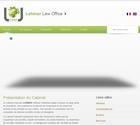 Lahmar Law Office | Assistance juridique et avocat en Tunisie. J ai ralis ce projet de A jusqu a Z pour une mission du freelance.Conception graphique, Ralisation du logo, Intgration et developpement. 