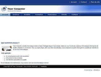 Site vitrine de Tiner computer