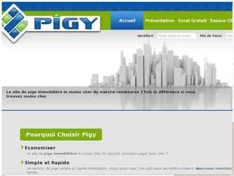 D&eacute;veloppement d'un site de pige immobili&egrave;re avec mise &agrave; jour automatique des annonces publi&eacute; par les particuliers.

Nos robots scrutent les diff&eacute;rents site puis r&eacute;cup&egrave;re les infos et alimentent nos base de donn&eacute;es.

Les professionnels de l'immobilier se connecte et retrouvent en temps r&eacute;el les nouvelles annonces. Ils ont plus qu'a contacter le particulier pour lui proposer un mandat.

Ce service est propos&eacute; sous forme d'abonnement mensuel