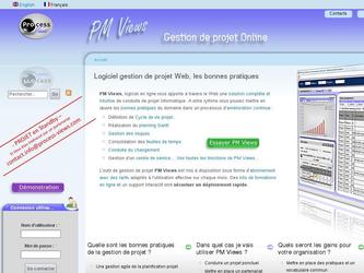 Site Vitrine pour promotion d'une application de "Gestion de projet en ligne"