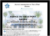 Il s'agit de la refonte du site web de l'agence immobilière du VIEUX PORT sise à Houmt Souk Djerba en Tunisie (avant à Saint-Cyr-sur-Mer en France) en se basant sur le CMS Wordpress et une template responsive.
De plus, je suis en train de travailler sur le référencement naturel de ce site et j'ai en 2 mois avancé de façon importante dans le positionnement des différents mots clés ciblés ce qui a permis  une augmentation de l'audience ciblée (France et Tunisie) du site.