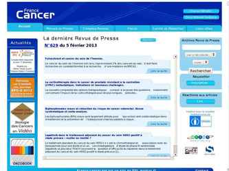 Sites d'information médicale destinés aux professionnels de la santé autour de la cancérologie, hématologie et onco-hémato-pédiatrie.
Mission initiale de développement (PHP/Javascript) des 3 sites  autour de maquettes web conçues par une agence.
Principales missions quotidiennes autour de la gestion du site : intégration des contenus éditoriaux (articles, comptes-rendus de congrès médicaux), newsletters.