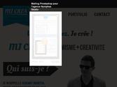 Mailing réalisé pour l'agence web Nymphea Studio ayant pour thème le CMS Prestashop 