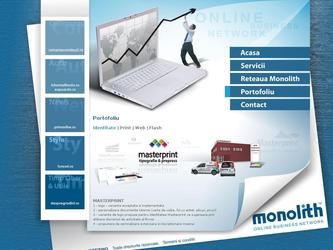 descriptif portfolio monolith logo