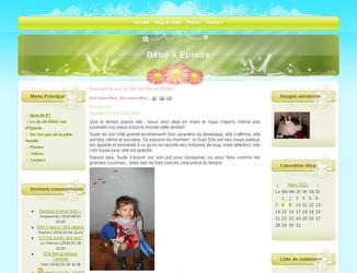 Site naissance de bébé, vie familiale