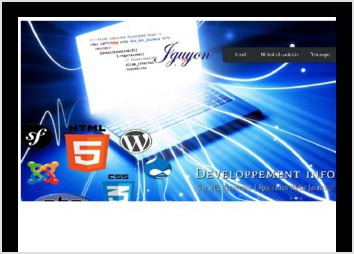 SIte de pr�sentation personnelle : PHP SQL Javascript