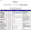 Mise en place d'une sous-partie d'un site web pour le référencement des différents analyses proposées par le laboratoire d'analyse médical.
Récupération et mise en place de la liste des analyses dans une base de données.
Affichage sous forme de tableau et création d'un moteur de recherche.
