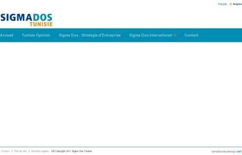 Développement du site internet pour la succursale sigmados en Tunisie
