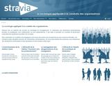 Réalisation graphique et intégration sur le CMS Joomla d'un site vitrine et extranet pour le cabinet de sociologie appliquée et conseil en organisation Stravia.
Le site comprend un extranet client gérant plusieurs groupes d'accès et permettant la mise à disposition de contenu et de documentation. 
Intégration d'un module de newsletter et un formulaire de contact personnalisé. 