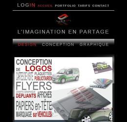 Site vitrine pour un graphiste