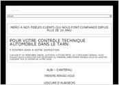 Site portail réalisé pour une holding possédant plusieurs centres de contrôle technique automobile dans le Tarn, avec Joomla 3 et un template professionnel Yootheme.