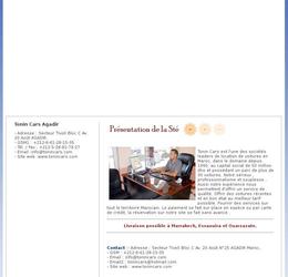 Cr�ation et r�f�rencement du site premi�re page de google : location agadir
