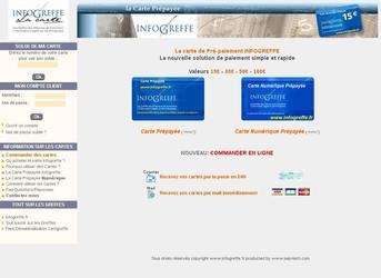 Site de gestion de cartes pr�pay�es