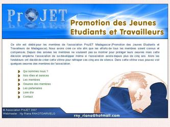 Site web dynamique d une association cre gratuitement avec la collaboration du ministre de l Agriculture de l levage et de la Pche de Madagascar en 2004