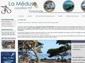 Réalisation du site internet du magasin de location de vélos "La Méduse" situé sur l'île de Porquerolles (83).
Définition de la charte graphique, réalisation du reportage photographique, rédaction du contenu rédactionnel, mise en place du référencement, contrat de maintenance...