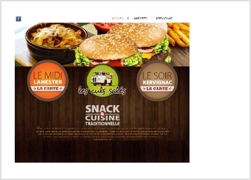 Page d\ accueil responsive : telle �tait la demande du food truck.