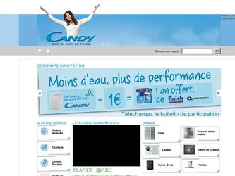 Travail pour le Groupe Candy hoover &agrave; la maintenance et l'&eacute;volution de leurs sites en 2009 -2010
