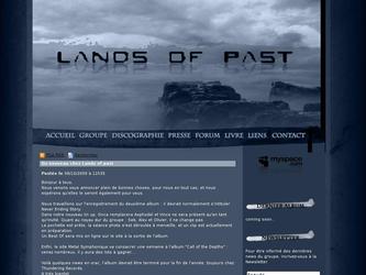 Groupe de musique Land oF Pasts m'a command&eacute; leur futur site web, encore en travaux, pour la sortie de leur nouvel album.