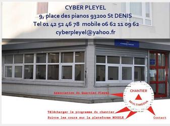Site vitrine pour une cyber base 