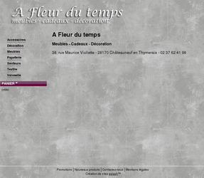 Cr�ation de la maquette, du site, prestation en r�f�rencement naturel