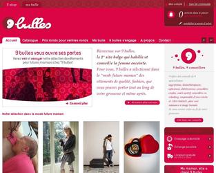 Site de e-commerce sp�cialis� dans les v�tements de grossesse et conseils pour femmes enceintes