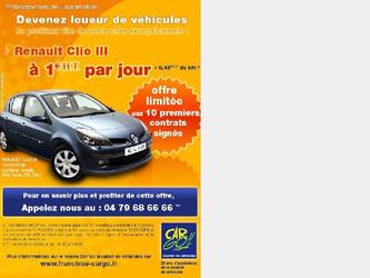 Emailing pour franchise Car Go (op�ration 1 euros) / d�clinaison en d autres formats (3)soci�t� B-NM