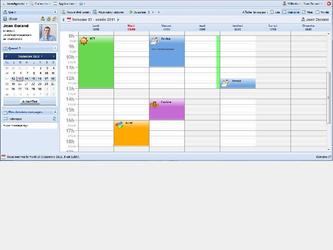 Capture d'écran (1/4) d'innoAgenda, une application avancée de gestion du temps de type RIA utilisant les technologies PHP/JavaScript-ExtJS/MySQL initiée par la societé InnoVortex. 
J'ai réalisé environ 75% du code de l'application en tant que salarié de la societé (serveur & client side). Démonstration accessible sur http://demo.innoagenda.fr.