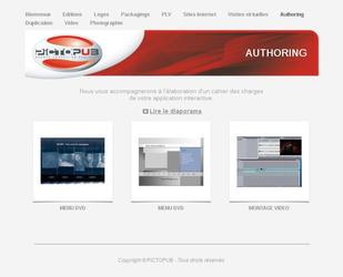 Authoring : menu pour DVD, montage vido