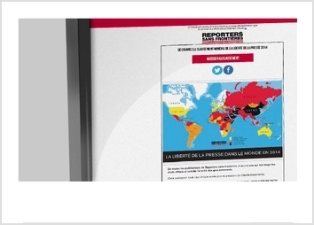 PIX 21 a participé à la conceptualisation, au design et au routage de campagnes d?emailing pour Reporters sans frontières. Nous nous sommes également occupés du routage d?emails pour promouvoir des pétitions de Reporters sans frontières. PIX 21 a également réalisé des designs de template d?emails ainsi que l?intégration de templates sous différents logiciels d?emailings.