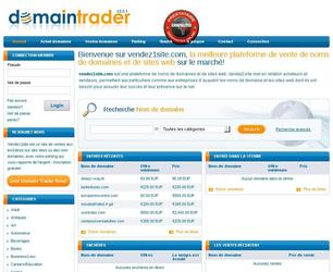 plateforme de parkage de nom de domaine  et d'achat et vente de site internet .

