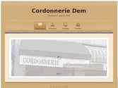 Création du site web (vitrine) de la cordonnerie Dem.
Specialiste dans la réparation et le remontage de chaussures haut de gammes.
Cette vitrine est adaptable sur toutes les tailles d'ecran. Vous pouvez verifier en redimensionnant votre navigateur. 
Le site offre une compatibilité pour les tablette et les smartphone avec une géolocalisation.
Réalisé en Html5, CSS et jQuery