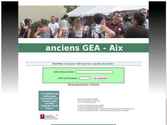 Ce site permet à l'ensemble des anciens étudiants du département GEA d'Aix-en-Provence de retrouver des contacts (anciens copains), de mettre à jour son profil, et d'accroître son réseau de connaissances.
Il sert également au département GEA de maintenir un contact avec les anciens élèves , de suivre leur carrière et d'organiser des événements en s'appuyant sur le fichier des emails des anciens.
Le site doit prochainement être réécrit 