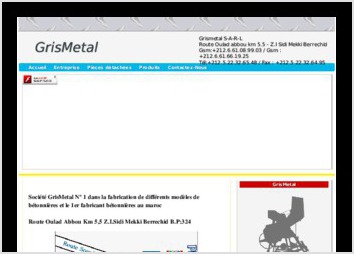 Site vitrine que pr&eacute;senter la activit&eacute; et les produits et l'entreprise 