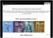 Création originale pour le site internet du "Whitecape" 