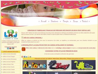 Cr&eacute;ateur et fabriquant fran&ccedil;ais de pr&eacute;noms d&eacute;coratifs en bois peint.
Conception du site e-commerce
Maintenance et r&eacute;f&eacute;rencement
