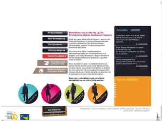 Site d'un Lyc&eacute;e
avec charte graphique et cr&eacute;ation de logo